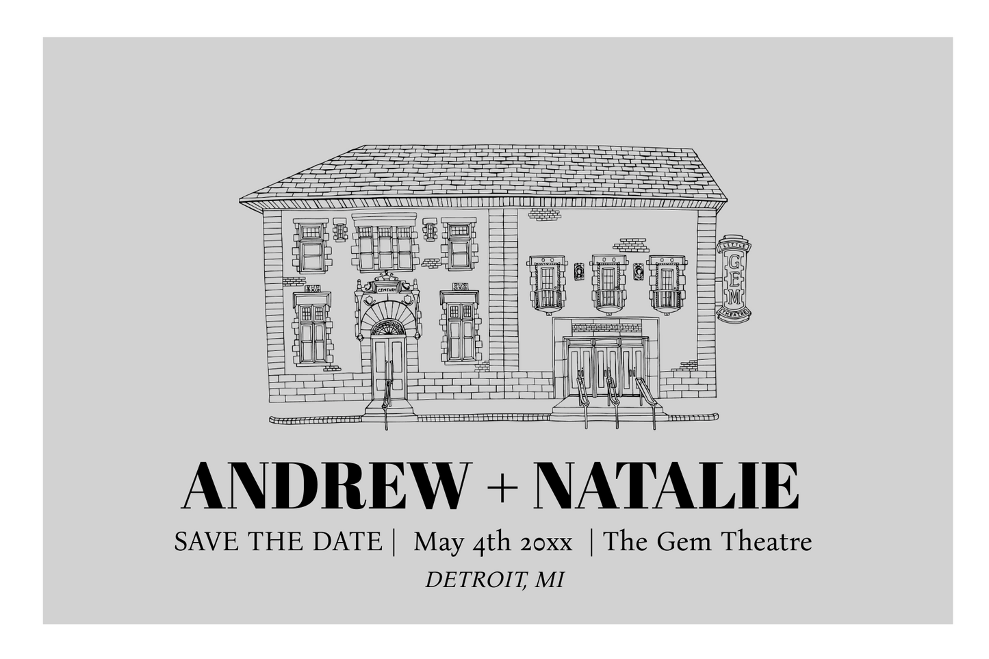 Gem Theatre Save The Date