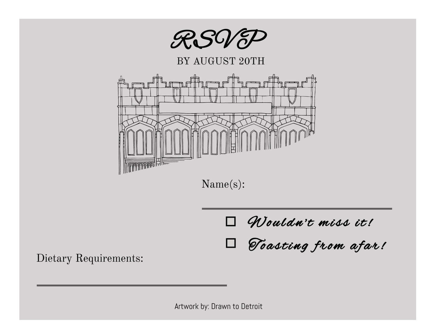 Jam Handy Invitation Set