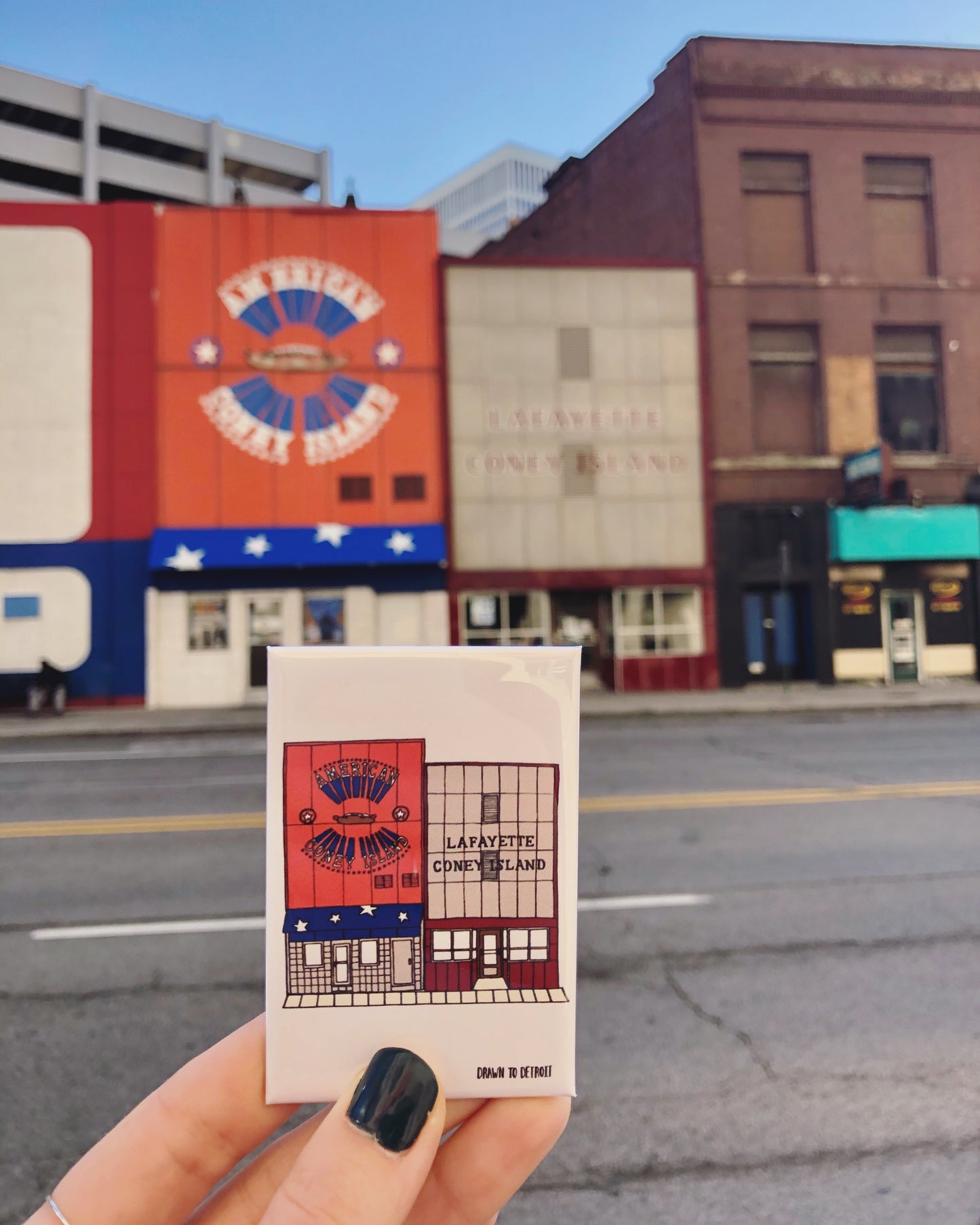 Lafayette & American Coney Island Magnet