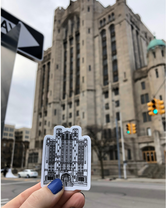 Masonic Temple Sticker