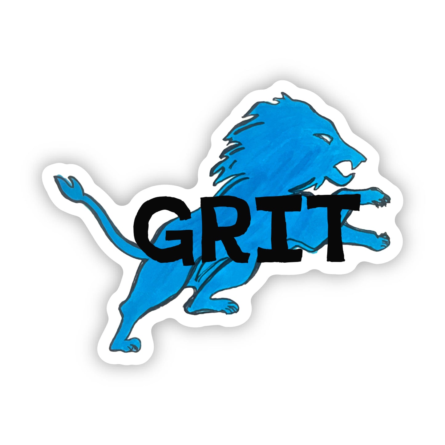 Lions Grit Sticker