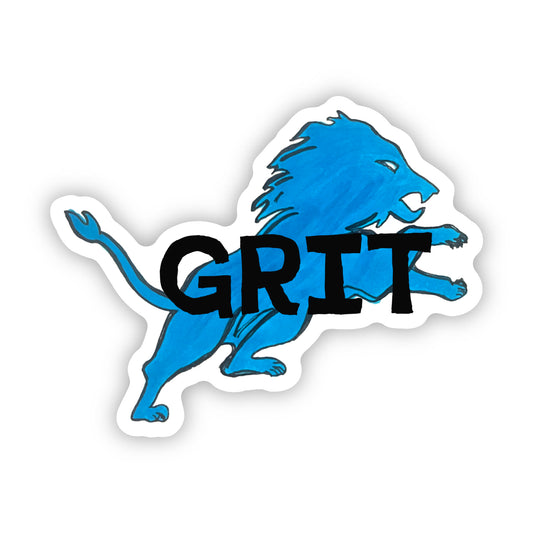 Lions Grit Sticker