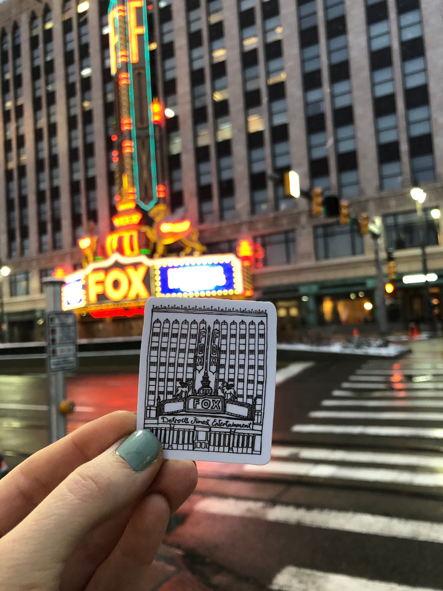 Fox Theatre Sticker