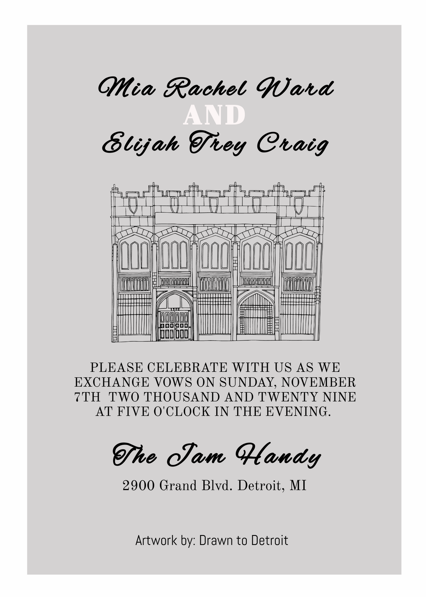 Jam Handy Invitation Set