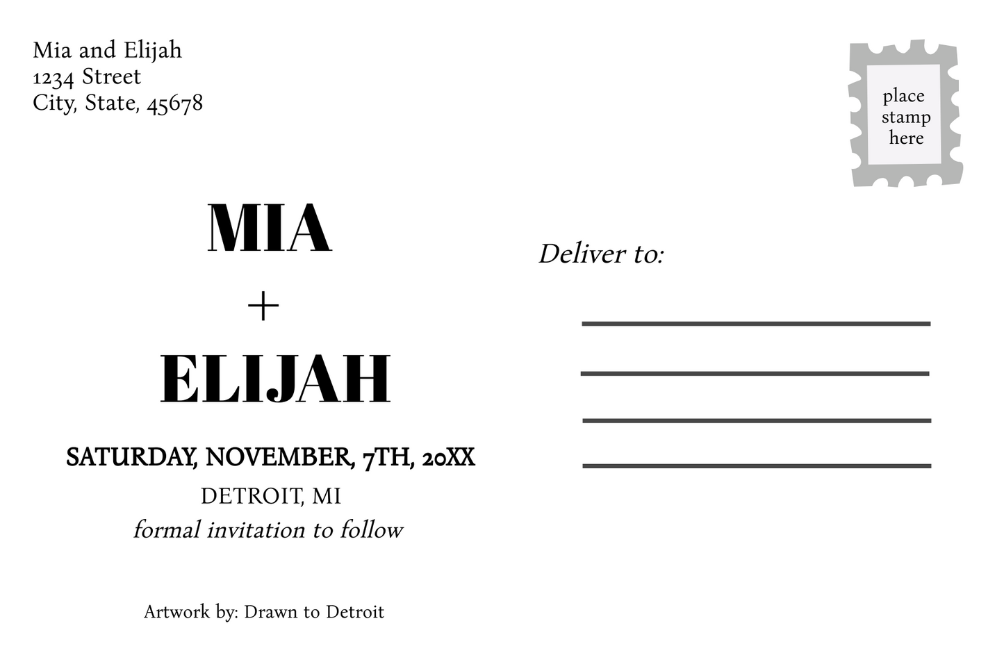 Jam Handy Save the Date